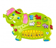 Піаніно LIMO TOY FT 0012 слоник Зелений (SK000610)