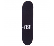 Скейтборд Fish Wolf SK-414-5 78x20x1,2 см Чорний (SK000772)
