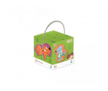 Пазл DoDo Toys 2-3-4 елементи Лісові тварини 300195