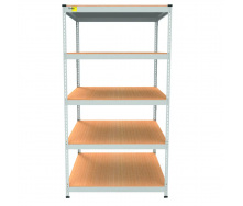 Металевий стелаж Emby Light Series 1800х900x600 мм 5 полиць ДСП до 100 кг