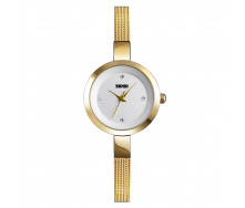 Годинник наручний жіночий Skmei 1390 Gold 1390GD (15948-hbr)
