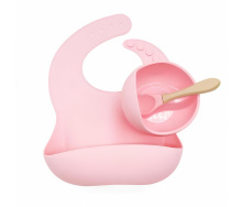 Набір силіконовий Stenson Kids 3 предмети рожевий MMS-MH-4039 (SK000518)