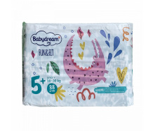 Підгузники Babydream FUN&FIT 5+ junior+ 16-30 кг 38 шт