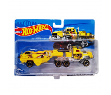 Дитячий ігровий набір машинок Bambi T-K937-1(Yellow) з трейлером