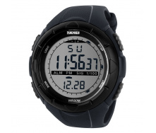 Годинник наручний чоловічий Skmei 1025 Black 1025GY (15877-hbr)