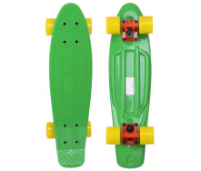 Скейтборд пластиковый Penny Original FISH 22in однотонная дека SP-Sport SK-401-15 ORIGINAL FISH зеленый-оранжевый-желтый