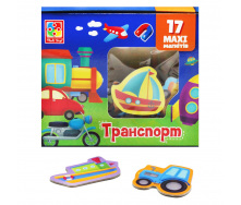Магниты Мой маленький мир Транспорт укр Vladi Toys (VT3106-26)