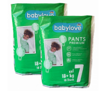 Підгузки-трусики Babylove Premium 7 XXL (18+ кг) 36 шт