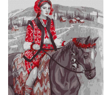 Картина за номерами Мандрівка рідним краєм Katya Poltavska Идейка KHO2537 40х40 см