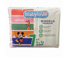 Підгузники Babylove Premium 7 XXL 16+ кг 30 шт