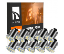 Комплект світлодіодних ламп Napo Truck 1156-3014-22smd 24V P21W 1156 BA15S 10 шт Білий (2522248927)
