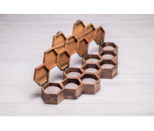 Сотова скринька для 9 годинників ecoWalnut 7.3х59.7х18.8 см
