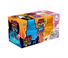 Набір слаймів 2 в 1 Mega Stretch Slime & Fluffy Slime Dankotoys (FLS-03-01U)
