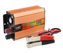 Перетворювач напруги інвертор UKC SSK 500W 12V-220V Gold (3sm_646352614)