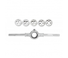 Набір плашок MASTERTOOL з утримувачем 6 ел. (M4/M5/M6/M8/M10) 15-0406