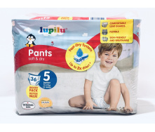 Підгузки-трусики Lupilu Soft & dry 5 12-17 кг 36 шт