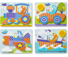 Перші дерев'яні пазли 4 в 1 Melissa&Doug 