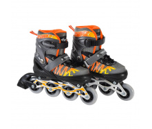 Дитячі ролики Extreme Motion RL2436 колеса що світяться сірий S (30-33)