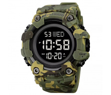 Годинник наручний чоловічий Skmei 1968 Camouflage Green 1968CMGN (17173-hbr)