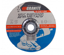 Диск абразивний зачистний для металу 150*6,0*22,2 мм Granite GM (8-04-156)