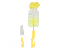 Набір йоржиків для миття пляшечок Mega Zayka MGZ-0211(Yellow) 2 шт