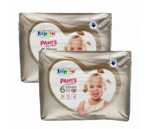 Дитячі підгузники - трусики Lupilu Pantsy Premium Jumbo Bag 6 Extra Large 15+ кг 64 шт