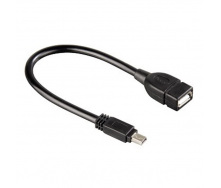 Кабель Atcom USB 2.0 AF/MicroBM 0,1 м OTG