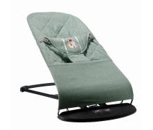 Шезлонг-гойдалка BABY Balance Soft SBT Group Бірюзовий (BBS-01-00)