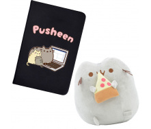 Набір 2Life Pusheen cat М'яка іграшка 15х12 см та блокнот А5 14х10 см v-12470