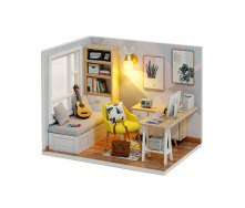 Ляльковий будинок конструктор DIY Cute Room QT-007 Sunshine Study Room 3D (5800-19406)