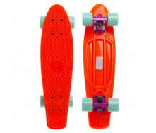 Скейтборд SP-Sport Penny Original FISH SK-401-35 22 Помаранчевий-фіолет-м'ятний