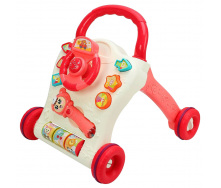 Дитячі ходунки-каталка Limo Toy з музикою та світлом Рожевий (698-63P)