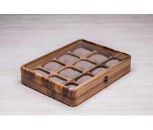 Бокс для зберігання наручних годинників ecoWalnut 7х35х26.5 см