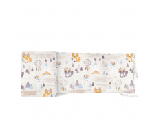 Бортики на ліжечко COSAS ANIMALS BEIGE Ранфорс 30х180 см Бежевий
