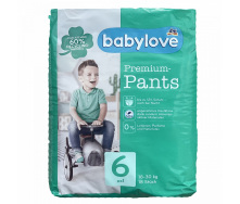 Підгузки-трусики Babylove Premium 6 xxl 18-30 кг 18 шт
