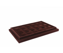 Органайзер для зберігання годинників Craft 18TRAY.BR Коричневий