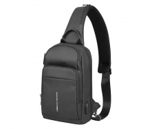 Рюкзак на одне плече Mark Ryden MiniMax MR7618 30 х 22 х 10 см Чорний