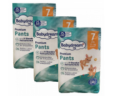 Дитячі підгузки-трусики Babydream Premium 7 XXL (17+ кг) 48 шт