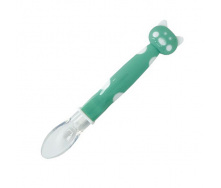 Дитяча силіконова ложка Хрюшка Mega Zayka MGZ-0114 (Turquoise)