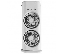 Вентилятор настільний OPT-TOP Double-ended Spray Fan подвійний з охолодженням LED підсвічування Пульт ДУ Білий (2104618502)