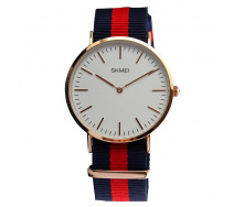 Годинник Skmei 1181 Blue/Red/Blue Nylon BOX (1181BOXBRBLN)