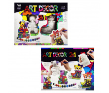 Набір для творчості Art Decor 2 в 1 Ведмедик та Котик рус Dankotoys (ARTD-02-01U)