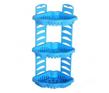 Полиця настінна Efe plastics Роса 21х21х59см MEF-D-01-2 Блакитна (SK000667)