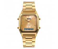 Годинник наручний Skmei 1220 Золотий 1220GD (15909-hbr)