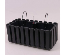 Балконный ящик Flora Boardee Fencycase 38 см Антрацитовый (90017) (SKL0196)