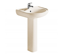 Комплект раковина та ніжка RAK Ceramics Cynthia Wash Basin 800x570x450 мм Слонова кістка (2305831738)