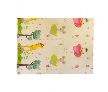 Игровой термо коврик в сумке No Brand Baby Home Textile Animals 2-х сторонний 180х150х0.8 см Разноцветный (103430)