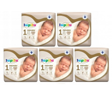 Підгузники Lupilu Premium New born Розмір 1, Вага 2-5 кг, 130 шт (5 упаковок)