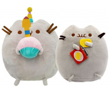 Набір м'яких іграшок S&T Pusheen cat 23х25 см та 12х15 см (vol-9988)