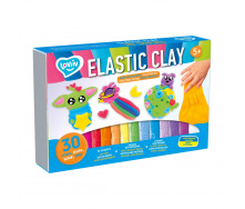 Набір для ліплення з повітряним пластиліном Elastic Clay TM Lovin 70141 30 стиків